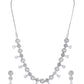 VOJ Silver Plated Floral And Cricular AD Jewellery Set - Swadesiicart