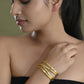 VOJ Gold-Polished Elegent Kada Bracelet - Swadesiicart