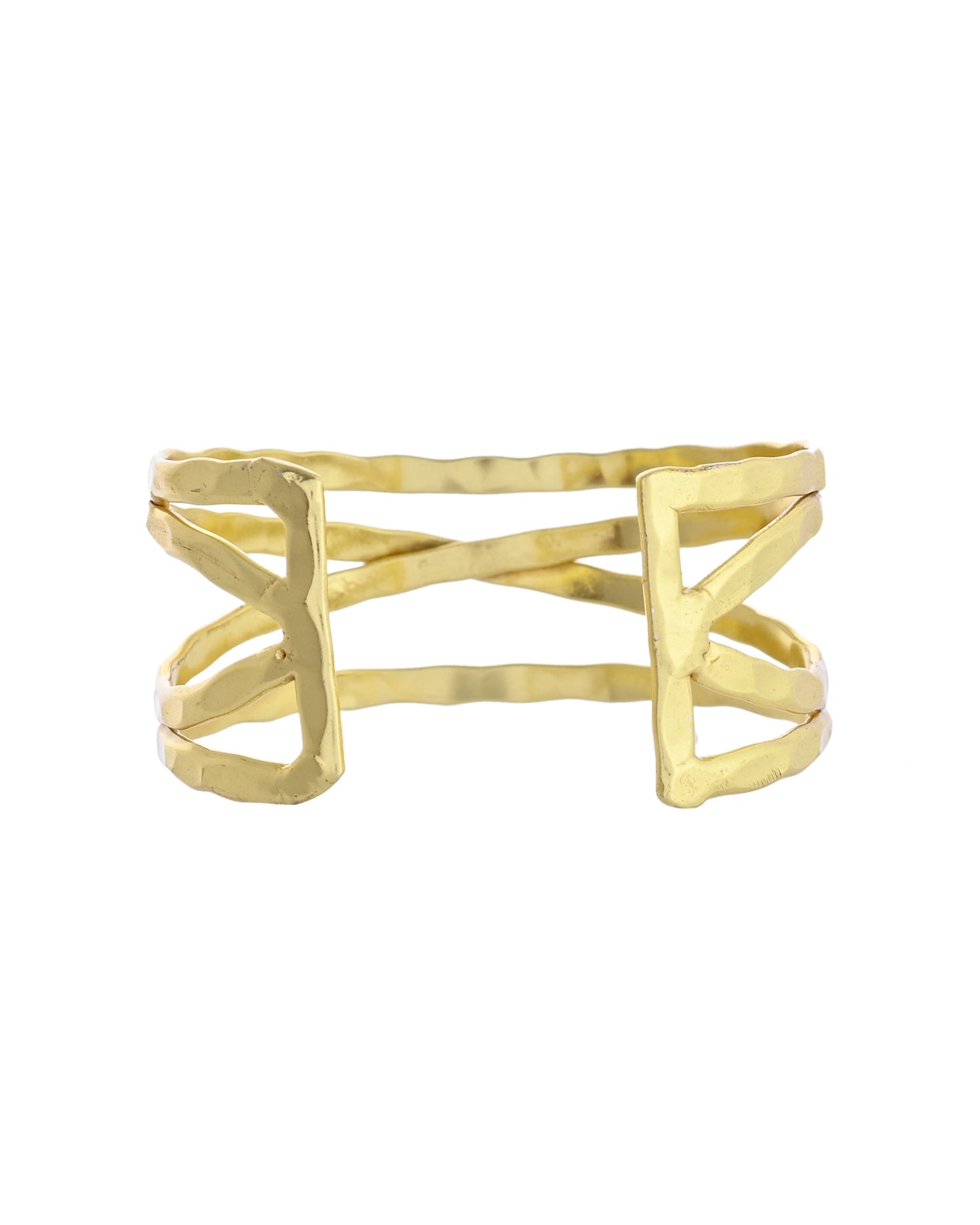 VOJ Gold-Polished Elegent Kada Bracelet - Swadesiicart