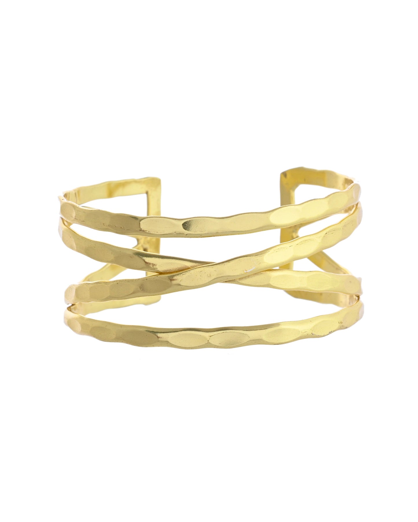 VOJ Gold-Polished Elegent Kada Bracelet - Swadesiicart