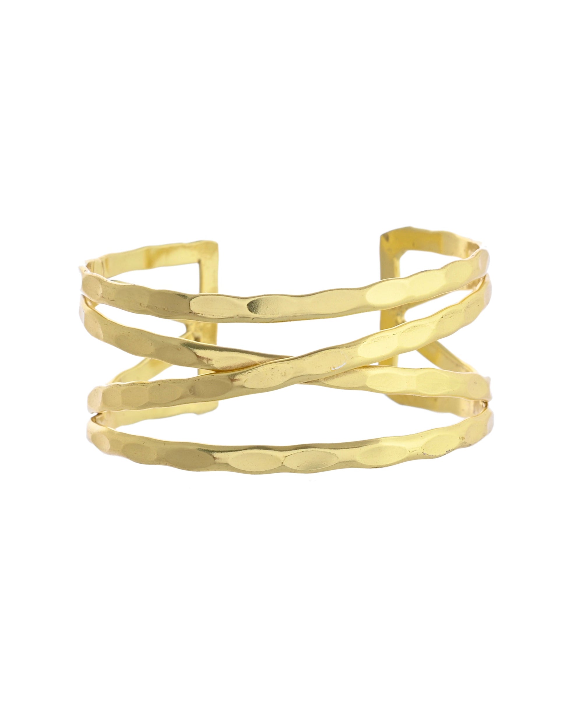 VOJ Gold-Polished Elegent Kada Bracelet - Swadesiicart