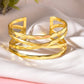 VOJ Gold-Polished Elegent Kada Bracelet - Swadesiicart