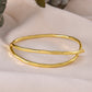 VOJ Gold-Polished Elegent Stylish Kada Bracelet - Swadesiicart