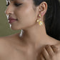 VOJ Gold Toned Floral Shaped Elegent Earrings - Swadesiicart