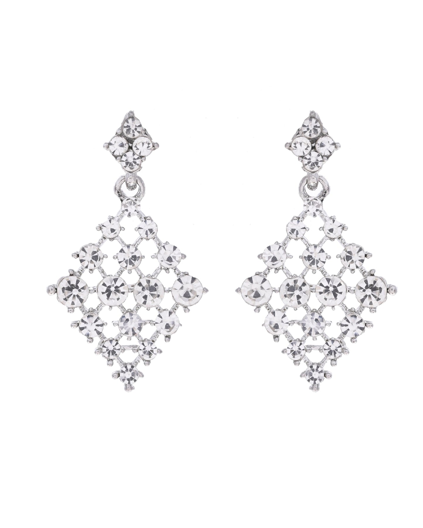 VOJ Silver-Plated AD-Studded Handcrafted Jewellery Set - Swadesiicart