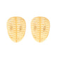 VOJ Gold-Polished Anti Tarnish Leaf Shape Earrings - Swadesiicart