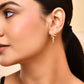VOJ Gold-Polished Anti Tarnish Snake Earrings - Swadesiicart