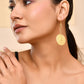 VOJ Gold-Polished Anti Tarnish Classic Stud Earrings - Swadesiicart