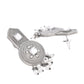 VOJ Silver Plated Beats Studded Classic Stud Earrings - Swadesiicart