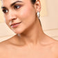VOJ Silver Plted Classic Shankh Shape Earrings - Swadesiicart