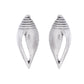VOJ Silver Plted Classic Shankh Shape Earrings - Swadesiicart