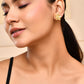 VOJ Gold-Polished Flower Shape Anti Tarnish Studs Earrings - Swadesiicart