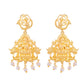 VOJ Gold-Polished Anti Tarnish Temple Jewellery Set - Swadesiicart