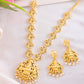 VOJ Gold-Polished Anti Tarnish Temple Jewellery Set - Swadesiicart