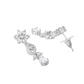 VOJ Silver Plated AD Studded Classic Jewellery Set - Swadesiicart