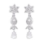 VOJ Silver Plated AD Studded Classic Jewellery Set - Swadesiicart