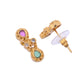 VOJ Gold Toned AD Stone Studded Classic Jewellery Set - Swadesiicart