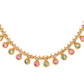 VOJ Gold Toned AD Stone Studded Classic Jewellery Set - Swadesiicart