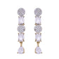 VOJ Gold Toned AD Stone Studded Necklace Set - Swadesiicart