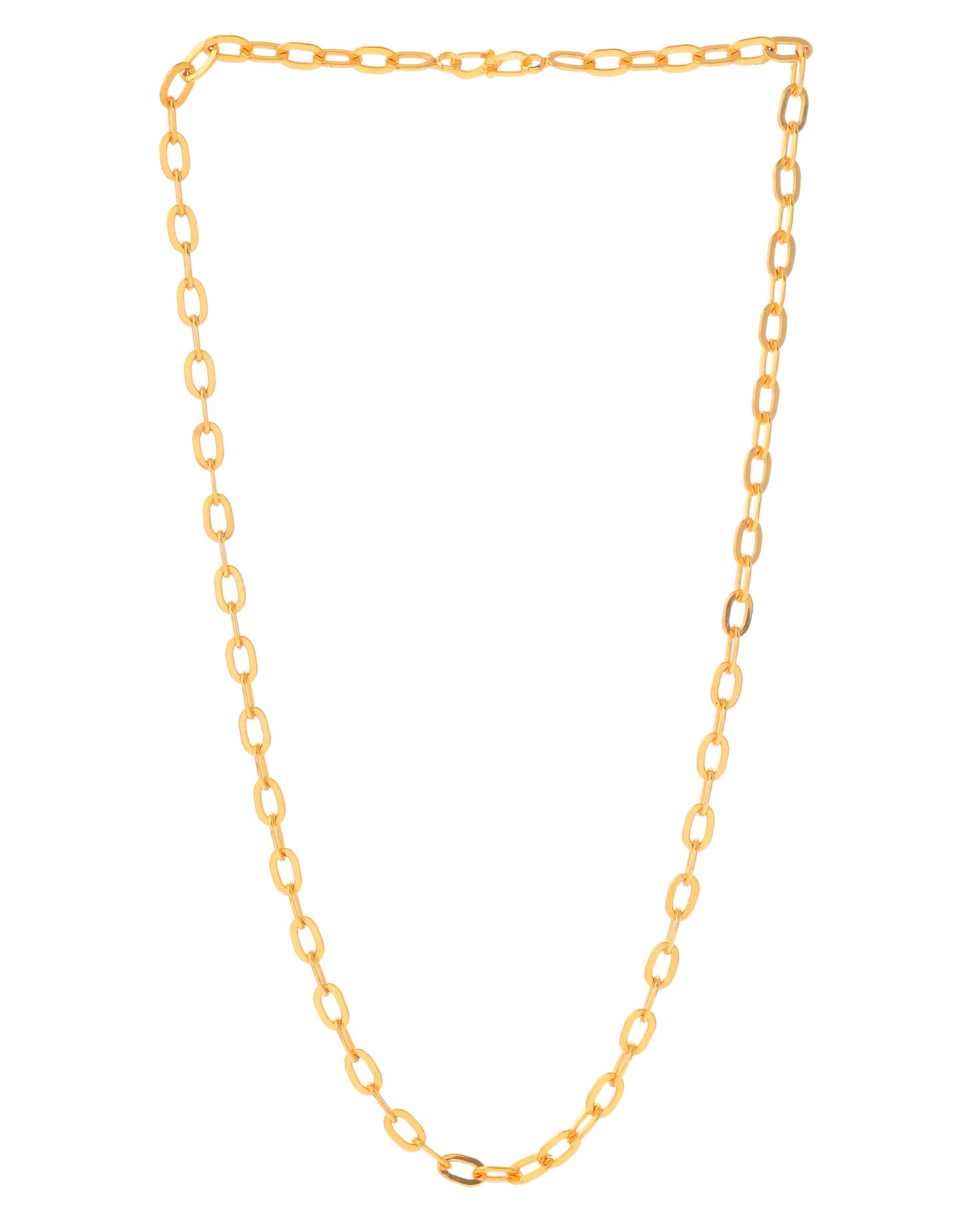 VOJ Women Gold-Polished Linked Chain - Swadesiicart