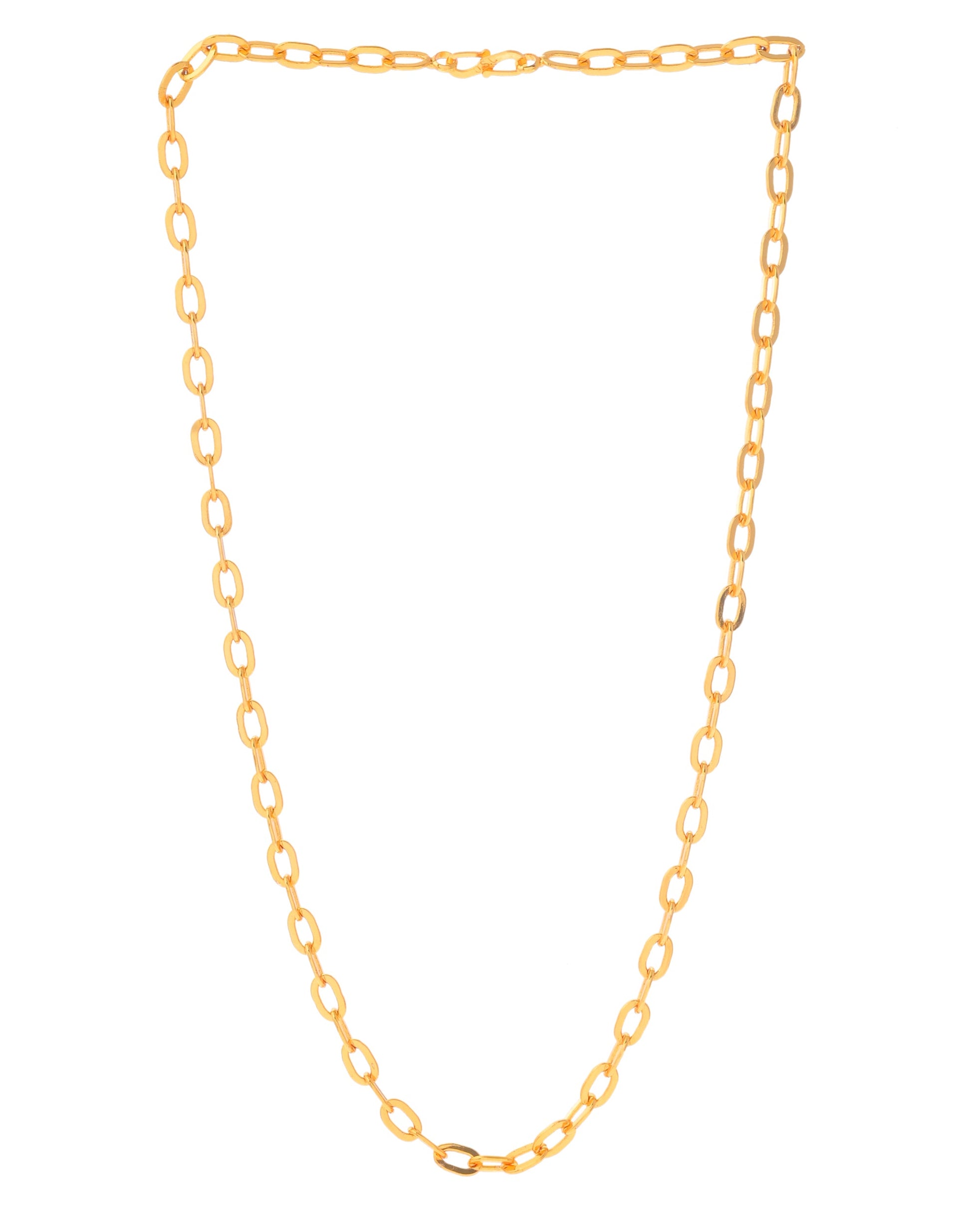 VOJ Women Gold-Polished Linked Chain - Swadesiicart
