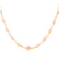VOJ Women Gold-Polished Heart Shaped Stone Studded Chain | Swadesiicart