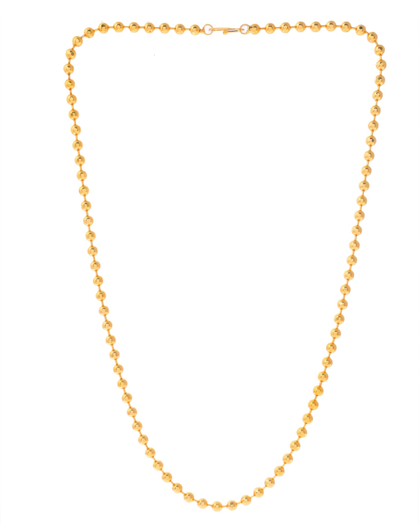 VOJ Gold-Polished Dotted Chain For Women - Swadesiicart