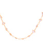VOJ Women Gold-Polished Triangular Stone Studded Chain | Swadesiicart