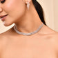VOJ Rose Gold-Polished Stone Studded Jewellery Set - Swadesiicart