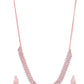 VOJ Rose Gold-Polished Stone Studded Jewellery Set - Swadesiicart