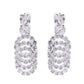 VOJ Silver Plated Stone Studded Circular Mutli Layer Necklace Set - Swadesiicart