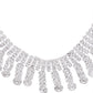 VOJ Silver Plated CZ Stone Studded Necklace Set - Swadesiicart