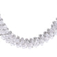 VOJ Silver Plated Stone Studded Necklace Set - Swadesiicart