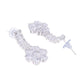 VOJ Silver Plated CZ Stone Studded Designer Jewellery Set - Swadesiicart