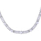 VOJ Silver Plated Pearl And Stone Studded Necklace Set - Swadesiicart