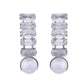 VOJ Silver Plated Pearl And Stone Studded Necklace Set - Swadesiicart