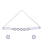 VOJ Silver Plated White Pearl And CZ Stone Choker Set - Swadesiicart