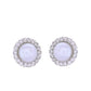 VOJ Silver Plated White Pearl And CZ Stone Choker Set - Swadesiicart