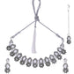 VOJ Oxidized Floral Designed Stone Studded Necklace Set - Swadesiicart