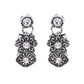 VOJ Oxidized Designer Stone Studded Jewellery Set - Swadesiicart