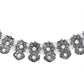 VOJ Oxidized Designer Stone Studded Jewellery Set - Swadesiicart