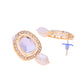 VOJ White Kundan Studded Choker Set - Swadesiicart