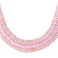 VOJ Rose Gold-Polished Artificial Stones Studded Choker Jewellery Set - Swadesiicart