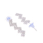 VOJ Silver Plated Stones Studded minimal Designed Jewellery Set - Swadesiicart