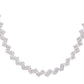 VOJ Silver Plated Stones Studded minimal Designed Jewellery Set - Swadesiicart