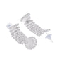 VOJ Silver-Plated Artificial Stones Studded Choker Jewellery Set - Swadesiicart