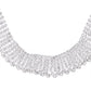 VOJ Silver-Plated Artificial Stones Studded Choker Jewellery Set - Swadesiicart