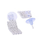 VOJ Silver-Plated Stones Studded Jewellery Set - Swadesiicart