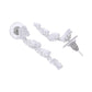 VOJ Silver Plated Artifical Stone Studded Necklace Set - Swadesiicart