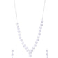 VOJ Silver Plated Artifical Stone Studded Necklace Set - Swadesiicart